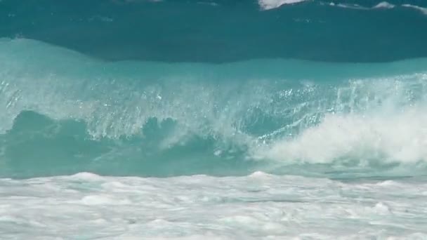 Perfect sea waves — Stock Video