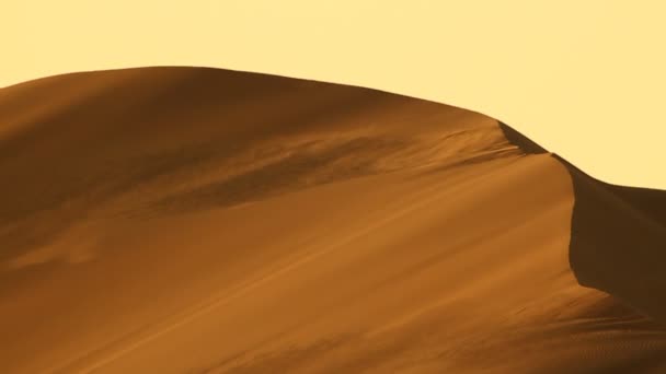 砂漠の砂丘を風します。 — ストック動画