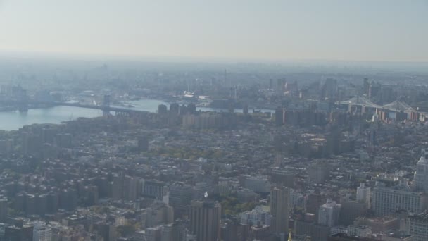Flucht um Empire State Building — Stockvideo