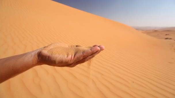 sable courant doigts trhough  