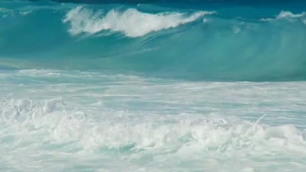 Ondas marinhas perfeitas — Vídeo de Stock