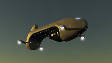 Yeni enerjiyle çalışan fütüristik uçak