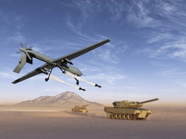 Hava saldırısı savaş tankları
