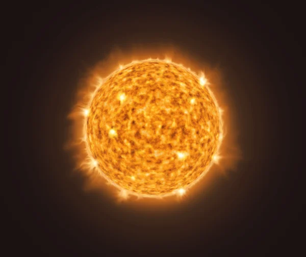 The sun in space — Stock Photo, Image