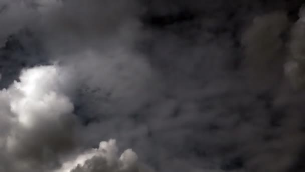 Nuvens de tempestade - timelapse — Vídeo de Stock