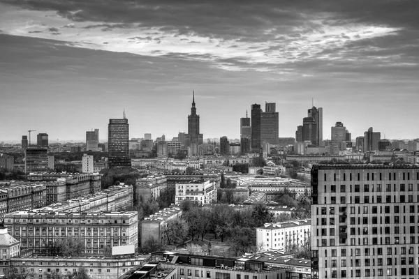 Panorama von warsaw.hdr-hoher dynamischer bereich — Stockfoto