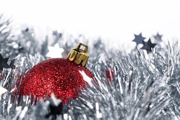 Christmas tree decorations close up — Stock Photo, Image