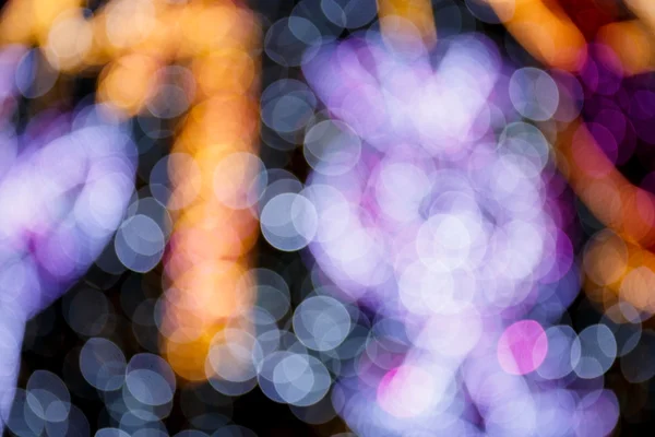 Natural bokeh lights, abstract background — Stock Photo, Image