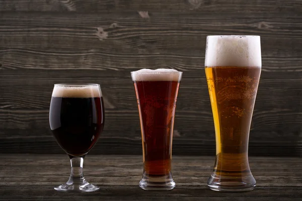 Various types of beer — Stock Photo, Image