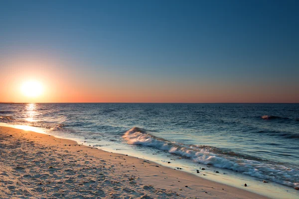 Solnedgång vid Östersjön — Stockfoto