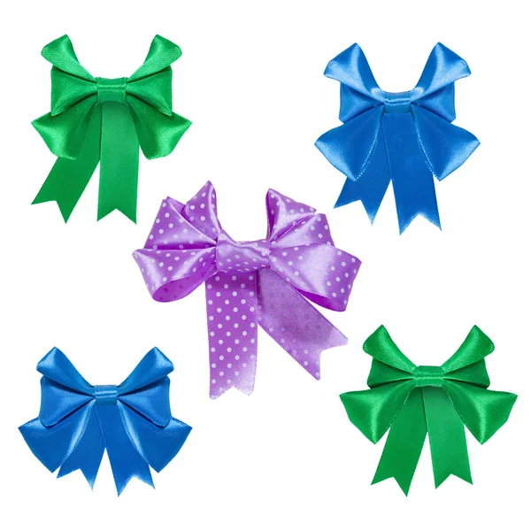 Isolated image of various ribbons on a white background — Stock Photo, Image