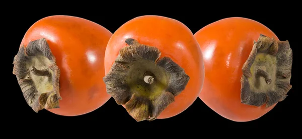 柿子成熟的特写的孤立的形象 — 图库照片