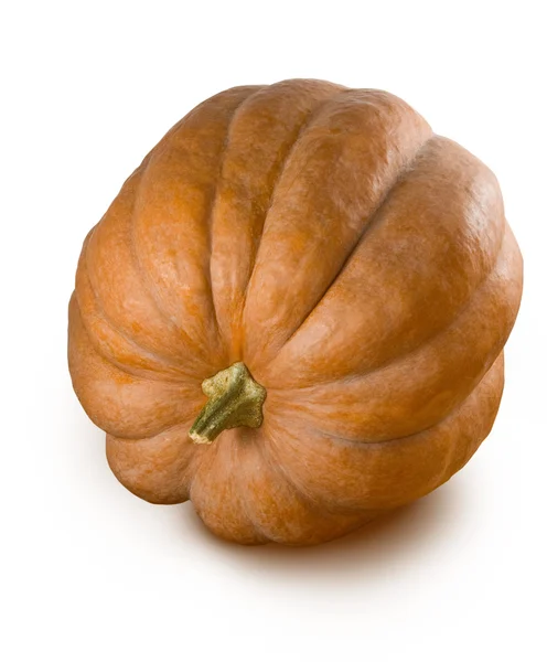 Isolated image of a ripe pumpkin closeup — Stock Photo, Image