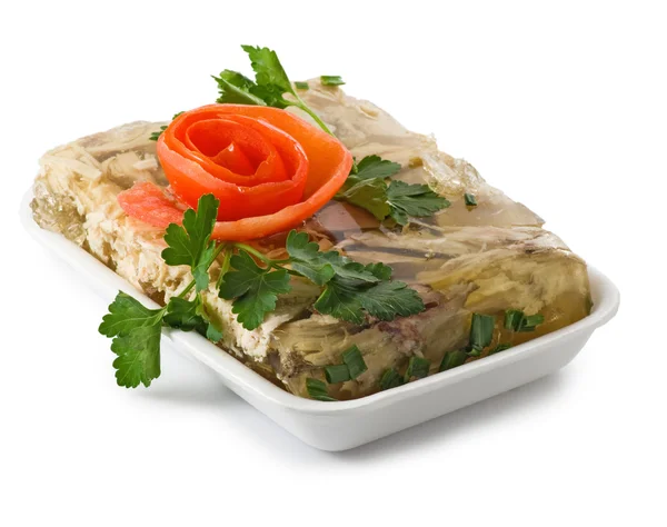 Isolated image of a jellied meat — Stock Photo, Image