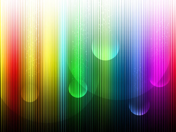 Illustration eines hellen, farbenfrohen abstrakten Bildes — Stockfoto