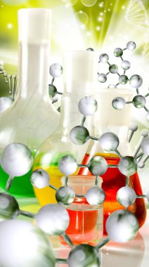 Dna iplikçik arka plan yakın çekim üzerinde Laboratuar kapkacakları görüntüsünü