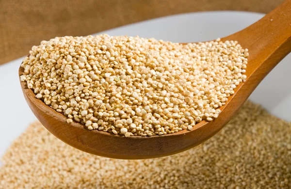 Quinoa Tahıl ahşap pano portre üzerinde