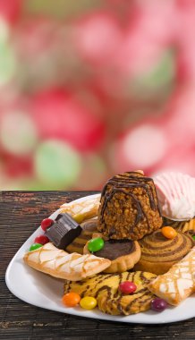 görüntü çeşitli Tatlılar yakın çekim