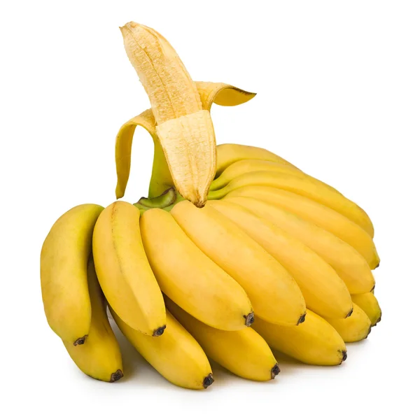 Afbeelding van een banaan op witte achtergrond — Stockfoto