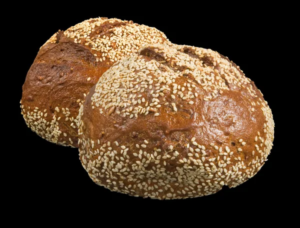 Isolated image of round bread close-up — Stock Photo, Image