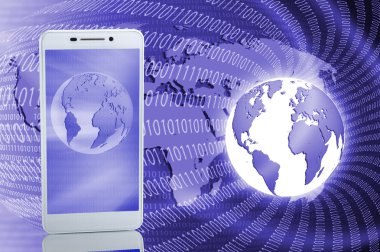 soyut teknolojik arka plan resmi