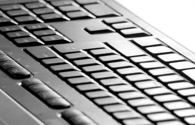 klavye yakın çekim izole görüntü