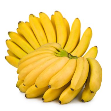 Beyaz arka plan üzerinde muz resmi