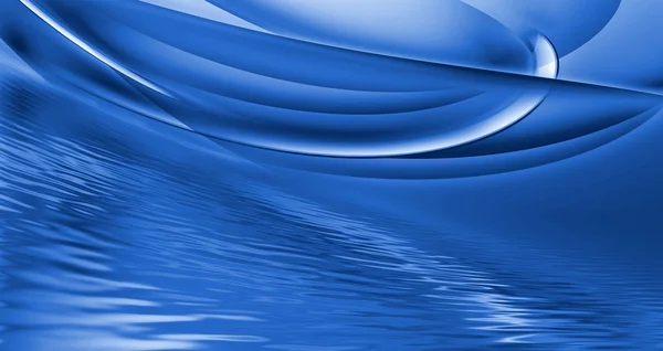 Abstrakcyjny obraz na niebieskim tle zbliżenie — Zdjęcie stockowe