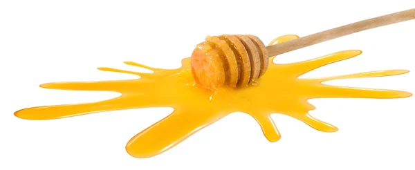 Isolated image of a blob of honey closeup — Stock Photo, Image