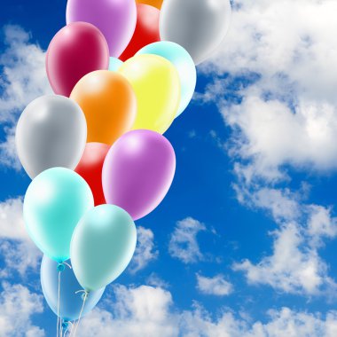  gökyüzü closeup balonlarda görüntüsünü