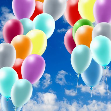 gökyüzü closeup balonlarda görüntüsünü