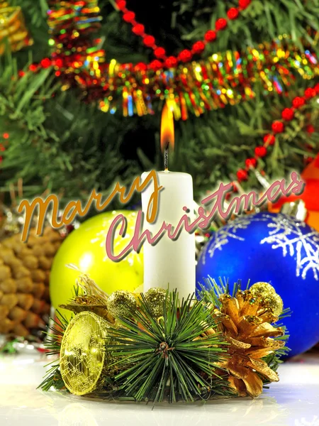 Image des décorations de Noël gros plan — Photo