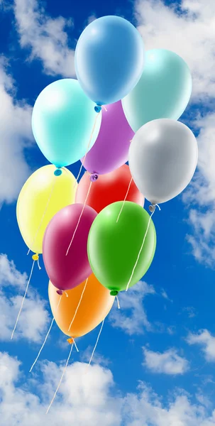 Bilden av ballonger närbild — Stockfoto