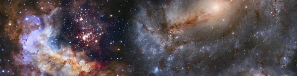 Bild Vacker Stjärnhimmel Delar Denna Bild Tillhandahålls Nasa — Stockfoto