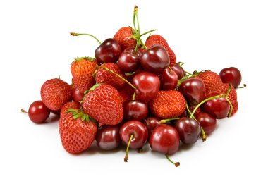 çilek ve vişne görüntüsü 