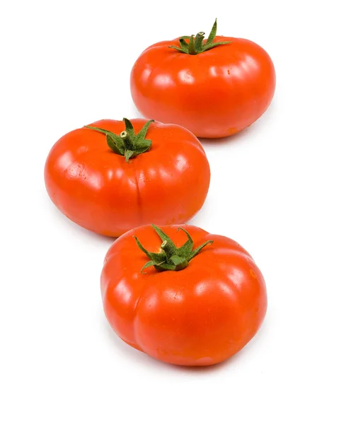 Tomate auf weißem Hintergrund — Stockfoto