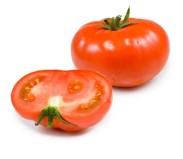 Tomatots on white background — Stock Photo, Image