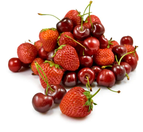 çilek ve vişne görüntüsü