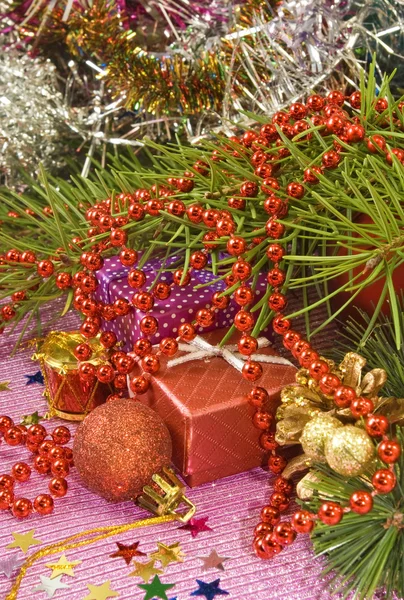 Various Christmas decorations — Stock Photo, Image