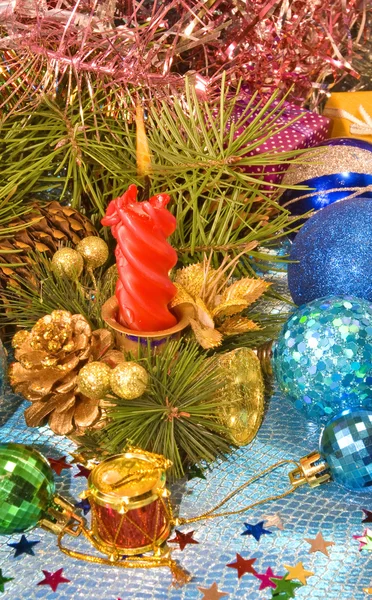 Decoraciones del árbol de Navidad — Foto de Stock