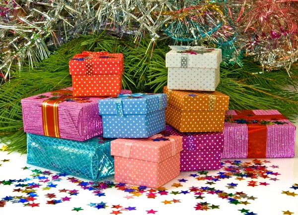 Varias cajas de regalo —  Fotos de Stock