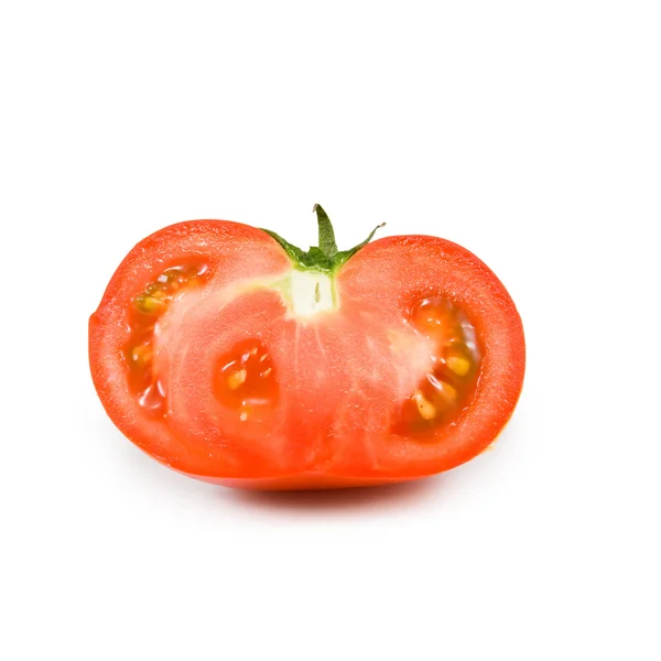 Tomate sobre fondo blanco — Foto de Stock