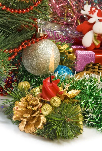 Detailní obrázek vánoční dekorations — Stock fotografie