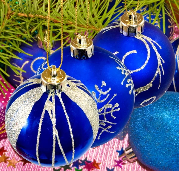 Christmas decorations closeup — Stock Photo, Image