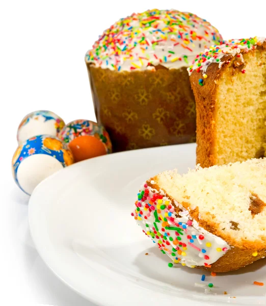 Húsvéti cupcakes és a tojás — Stock Fotó
