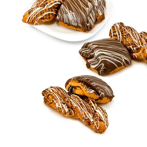 Different cookies on a plate — Stock Photo, Image