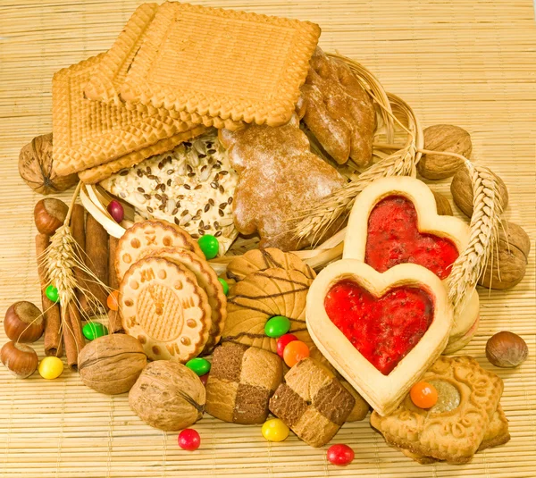 Image of different cookies — Stock Photo, Image