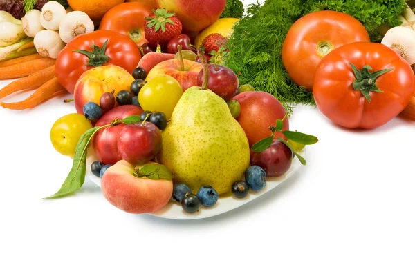 Various fruits and vegetables — Stock Photo, Image