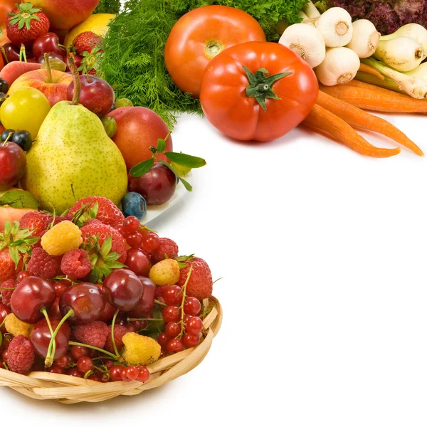 Image of various fruits and vegetables — Stock Photo, Image