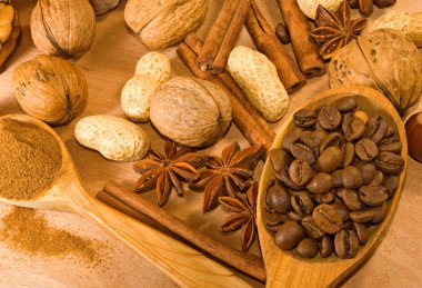 çeşitli baharatlar 